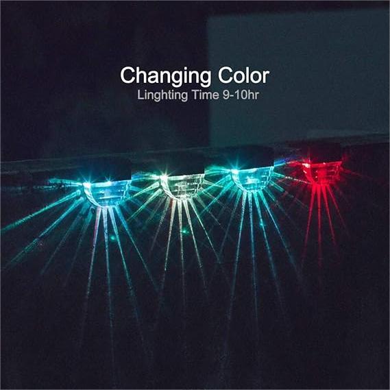 Luzes de Passo Solares à Prova de Água para Deck, Jardim, Cerca e Quintal | Decoração de Iluminação Exterior