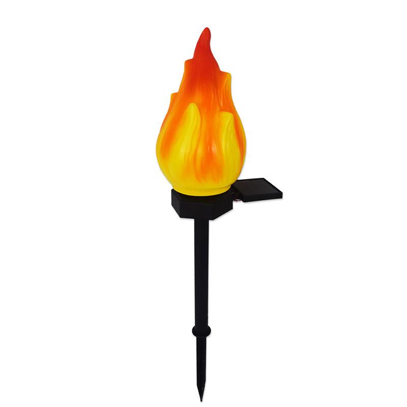 Solar Outdoor Lights with Flickering Flame, Solar Lights for Outside, Waterproof LED Flame Torches, Solar Outdoor Lights for Camping Garden Landscape Patio Path Outdoor Decor