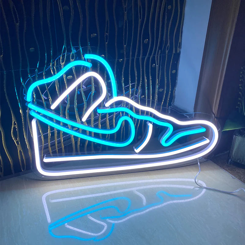 Electric Sneaker Neon Sign Bold and Stylish Decoration for Sneakerheads and Modern Spaces