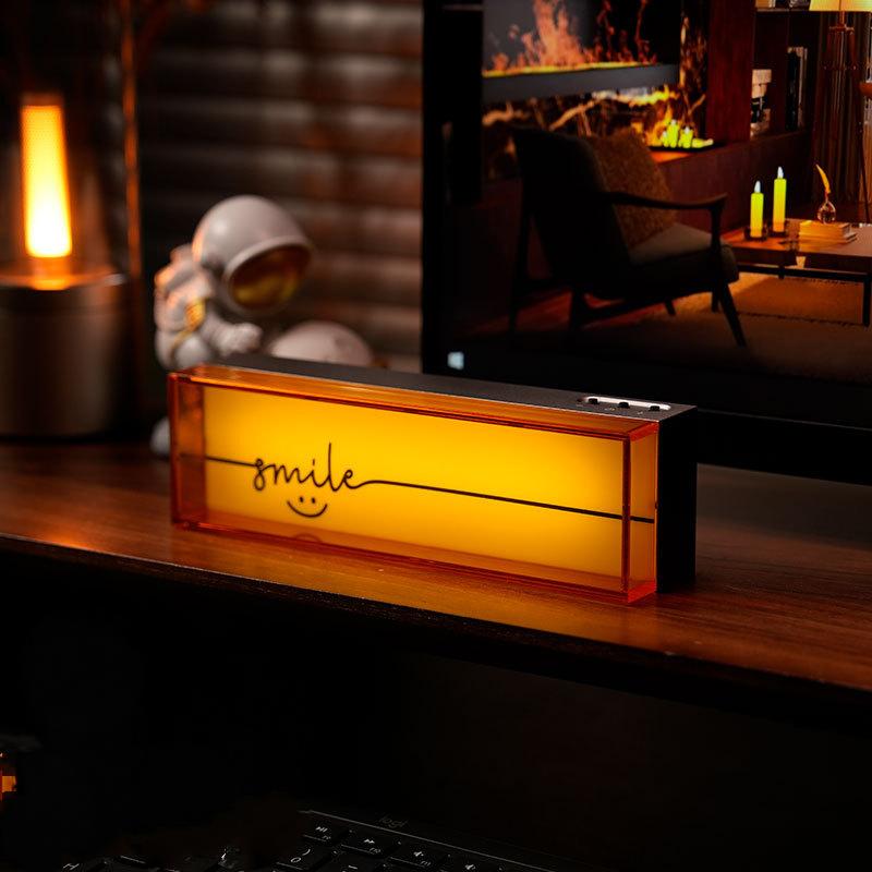 Creative Desktop Decoration Table Lamp Rechargeable Night Light - Quntis