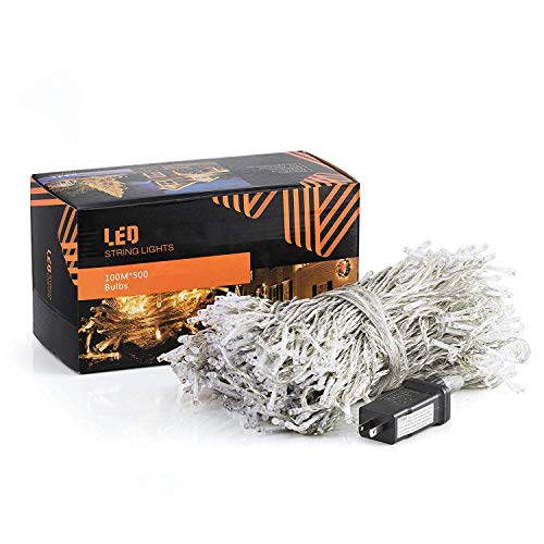 8 Flash Modes Decorative Lights 328FT 500 LEDs