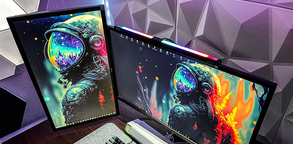 Enhance Your Work and Play with the Double Sided Light Bar RGB Backlig