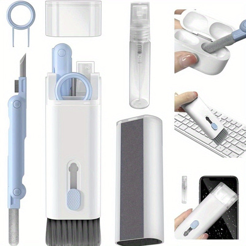7-in-1 Keyboard Cleaning Tool Set – Multi-Functional Dust Removal Brush for Laptop & Computer Keyboards