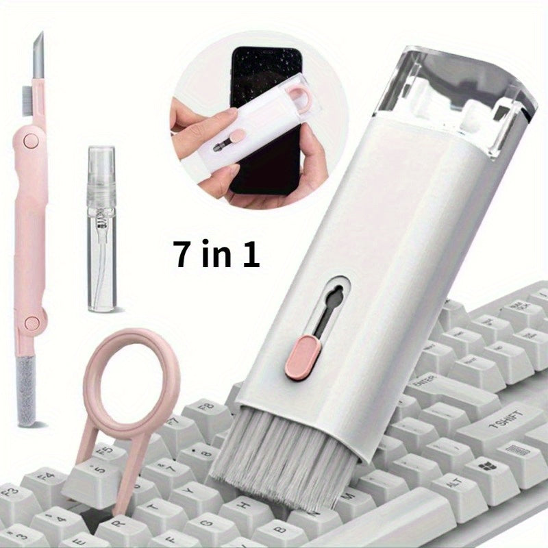 7-in-1 Keyboard Cleaning Tool Set – Multi-Functional Dust Removal Brush for Laptop & Computer Keyboards