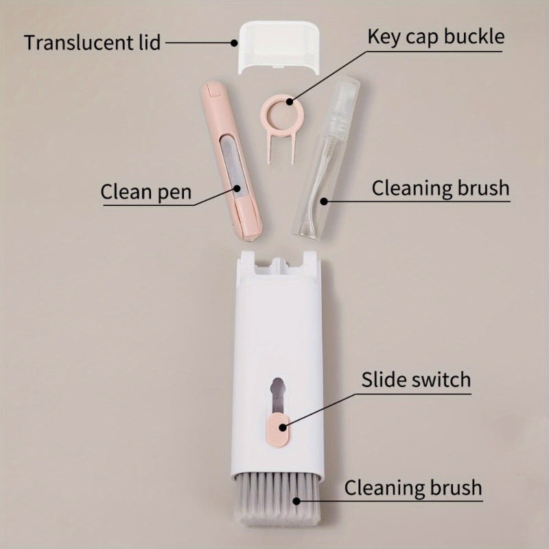 7-in-1 Keyboard Cleaning Tool Set – Multi-Functional Dust Removal Brush for Laptop & Computer Keyboards