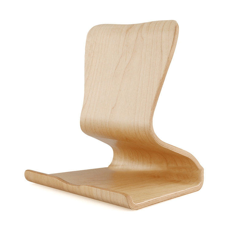 Supporto per cellulare in legno massello per scrivania, supporto per iPhone, montaggio per tablet PC