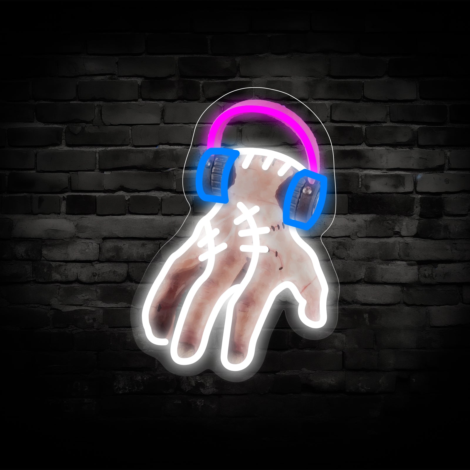 Wednesday Season 2 Thing Hand Neon Sign – Wednesday Season 2 Edition, Music Lover’s Wall Light