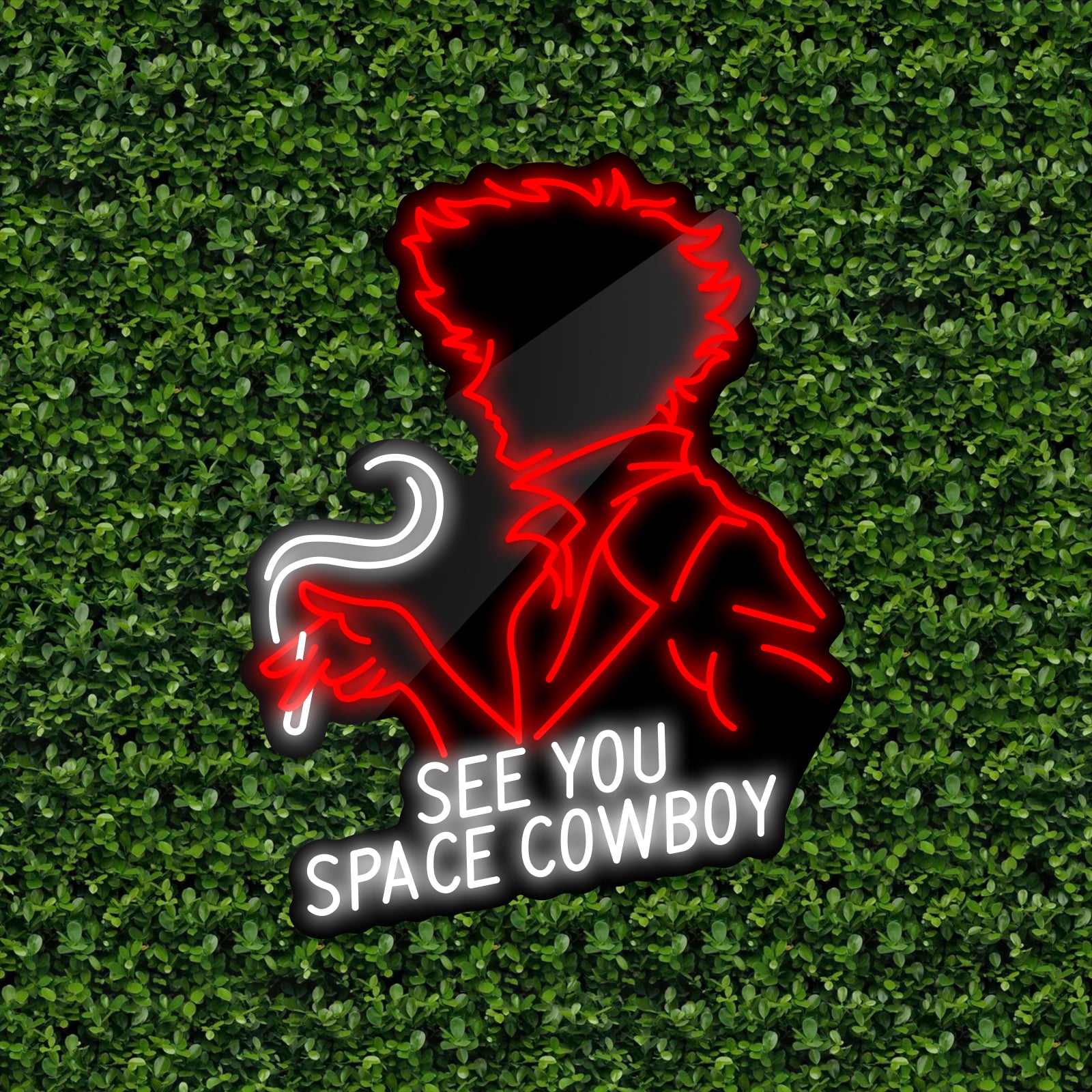 See You Space Cowboy Neon Sign – Anime LED Wall Decor, Cowboy Bebop Inspired Room Light, Neon Wall Art for Bedroom, Bar & Gaming Setup