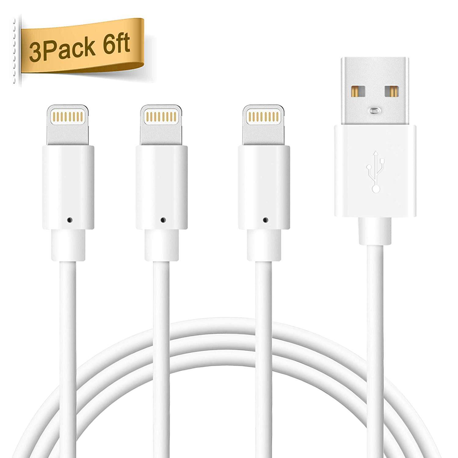3Pack 6FT MFi Certified iPhone Lightning Cable - quntis-service