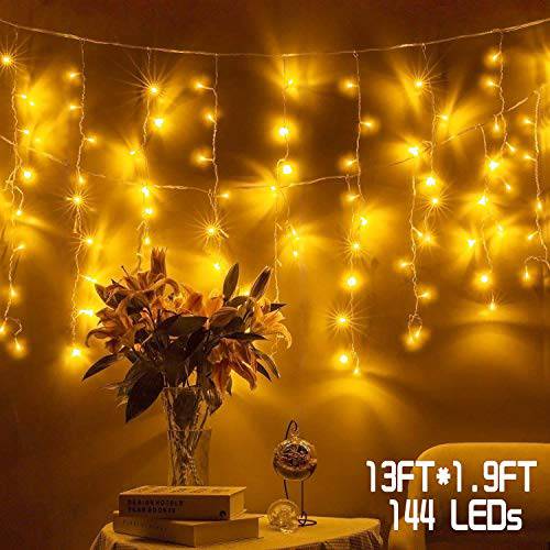 8 Modes LED Curtain Lights - 144 LEDs - quntis-service