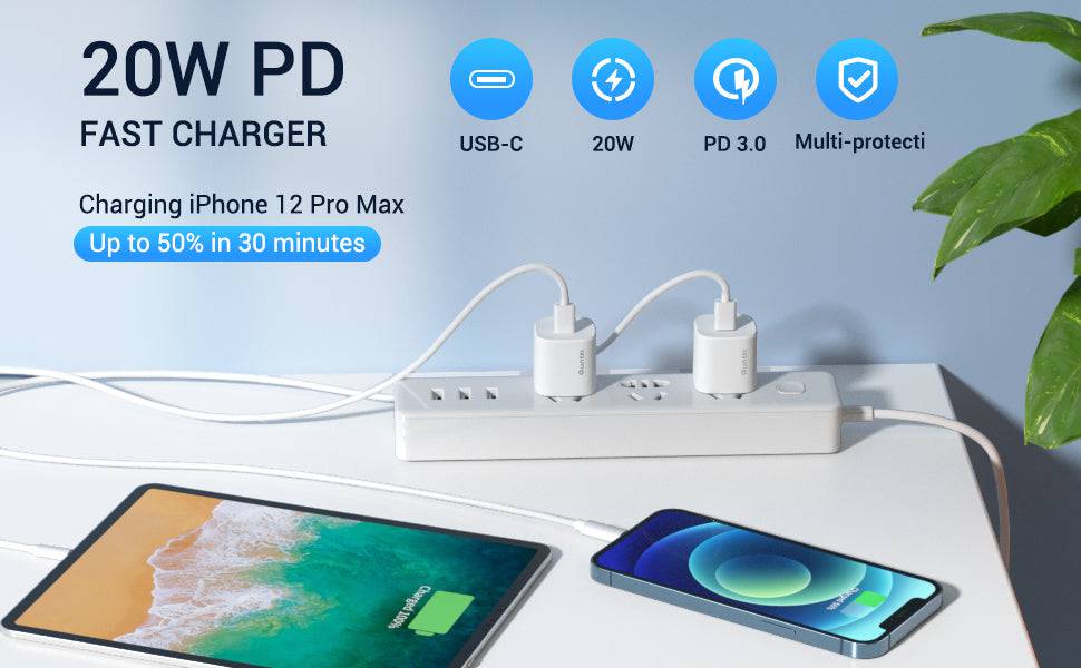 20W PD 3.0 USB C Fast phone Charger - quntis-service