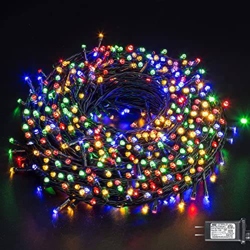 164ft 2000Led Christmas String Lights for christmas tree decor, Colorful - quntis-service