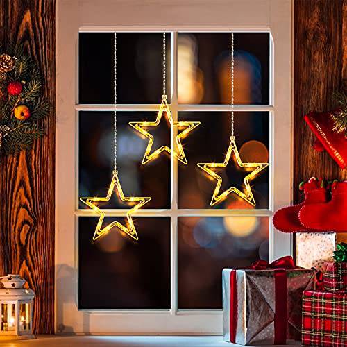 Christmas Window Lights, Plug in String Lights with 8 Flashing Mode (2 SIZE) - quntis-service