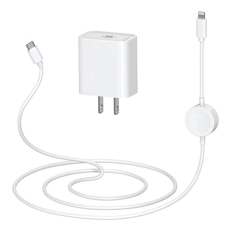 6ft 2 in 1 iPhone & iWatch Fast Magnetic Charging Cable - quntis-service