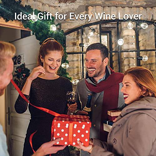 UpgradedQuntis Electric Corkscrew Wine Bottle Opener Rechargeable