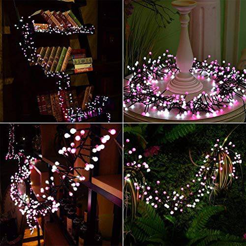 Christmas Fairy Lights - 13FT 400 LEDs, Pink White - quntis-service