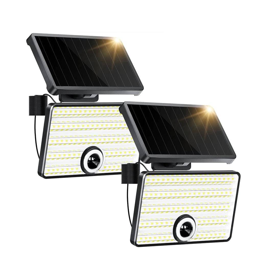 120°Wide Angle Illumination 85 LEDs Outdoor Solar Sensor Motion Flood Lights - quntis-service