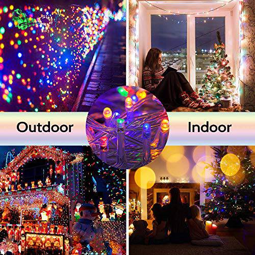 165ft Multicolor Plug-in String Lights with 8 Modes for Xmas Decor(500 LEDs) - quntis-service