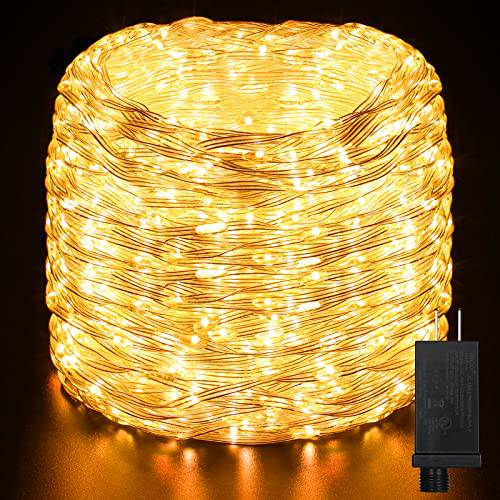 164ft Outdoor Waterproof 1000 LEDs Rope Lights with 8 Modes and Timer - quntis-service