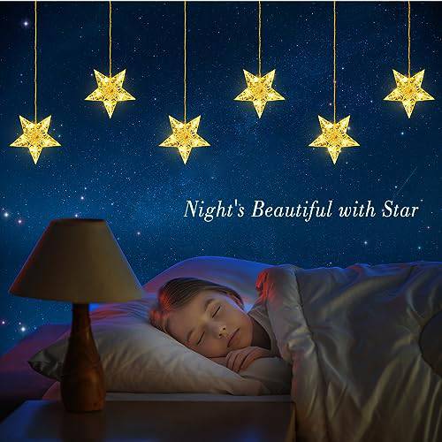 3 Stars Christmas Diamond & Crystal Shape Window Lights(30 LEDs) - quntis-service