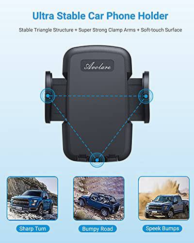 Phone Car Holder Universal Air Vent Car Holder 360 Degree Rotation 2-level Adjustable Car Cradle Mount - quntis-service