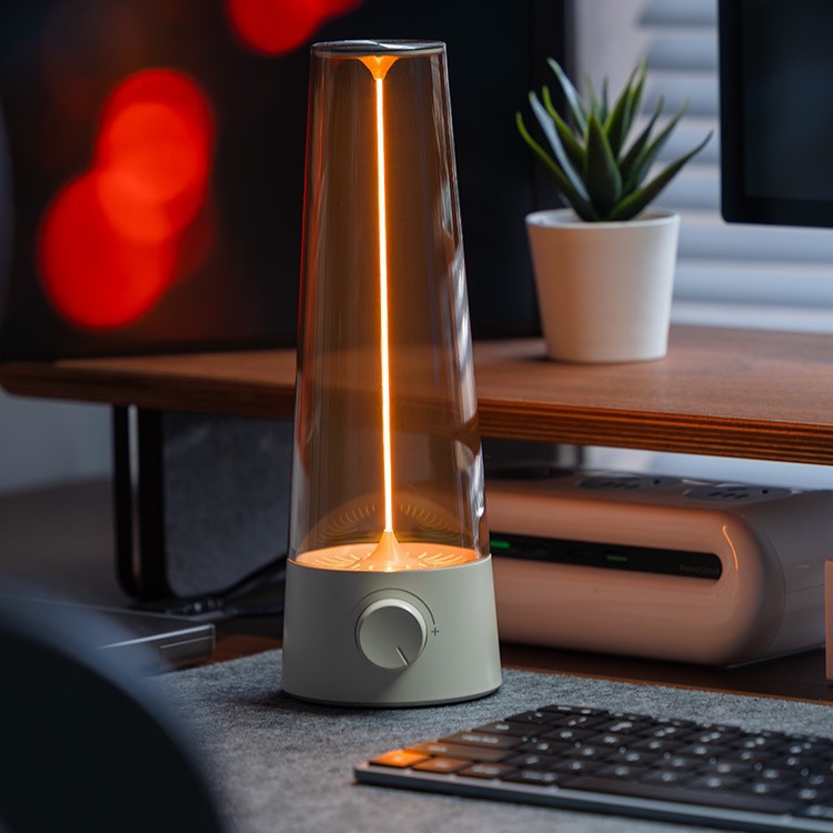Retro String Shadow Night Light – Dimmable & Rechargeable Ambient Table Lamp for Bedroom, Bar, Camping, and Decor