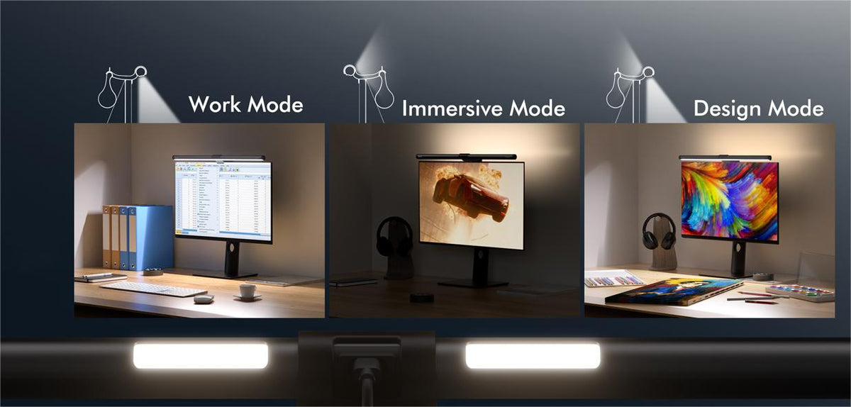 New Arrival ScreenLinear HY214 Monitor Backlight Light Bar with Desk T