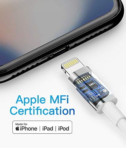 3Pack iPhone Charger Cord Mfi Certified Lightning Cable (3ft 6ft 10ft) - quntis-service