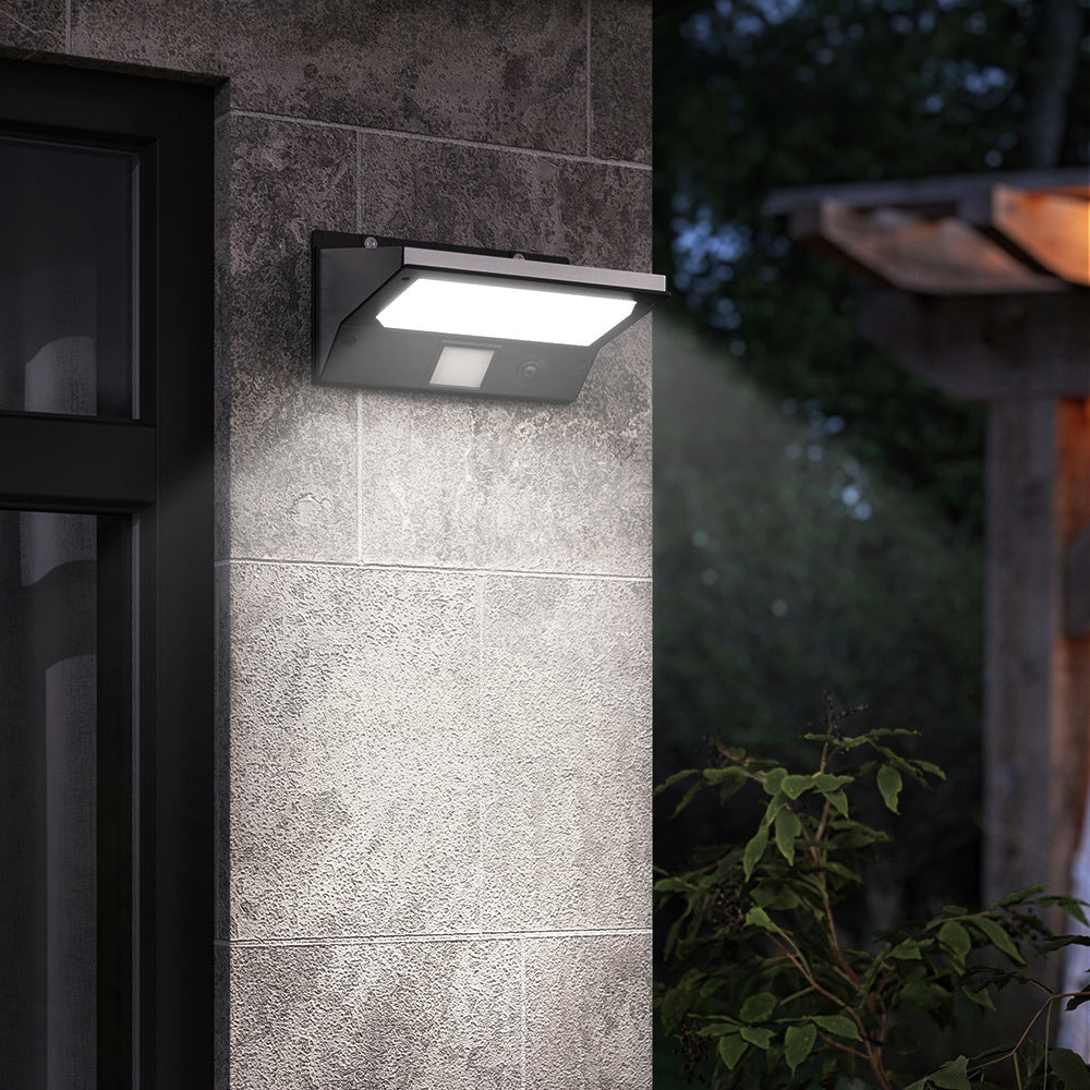 Luz Solar de Pared Exterior – Luces LED con Sensor de Movimiento para Jardín, Patio y Iluminación de Senderos
