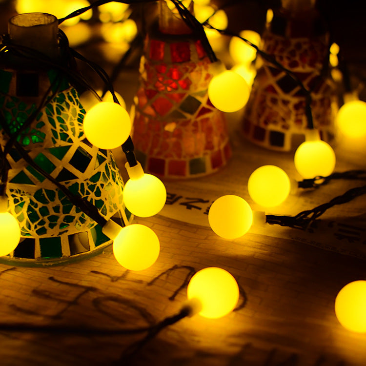 Quntis Guirlande lumineuse LED solaire, lumières féeriques globes étanches IP54 - Parfaites pour le jardin extérieur, la terrasse et les décorations de Noël