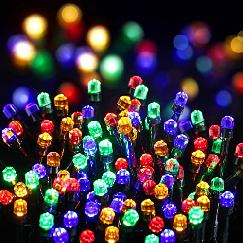 Multicolor String Lights Diamond Style Xmas Tree Lights 8 Modes, 328FT 1000 LED - quntis-service