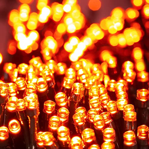 20M Christmas Garland Lights Orange - quntis-service
