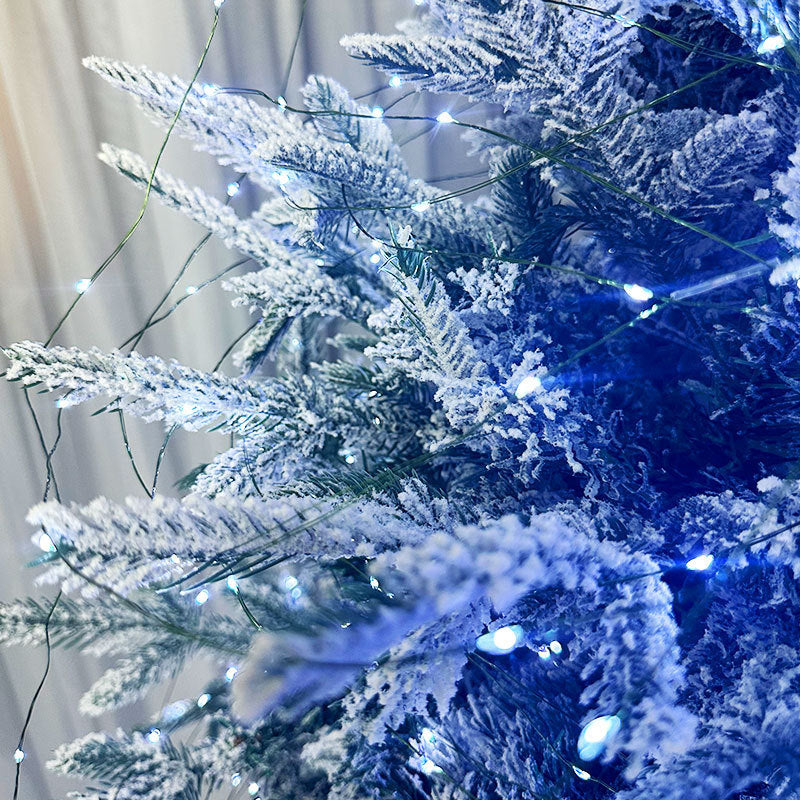 Quntis Luzes de Natal em Corda de Estrelas LED ¨C 50m (164ft) Fio de Cobre Verde Escuro com Controlo Remoto, Luzes de Fada à Prova de Água para Decoração de Natal ao Ar Livre