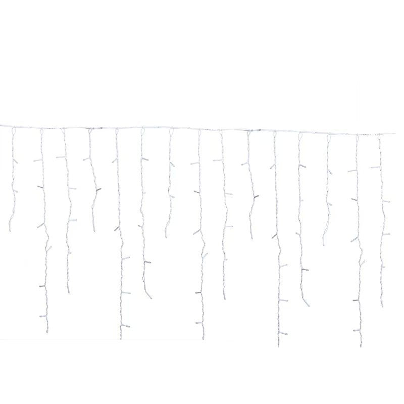 Quntis 164FT Waterproof LED Curtain Lights – 36V Low Voltage Icicle Lights for Holiday & Event Decor