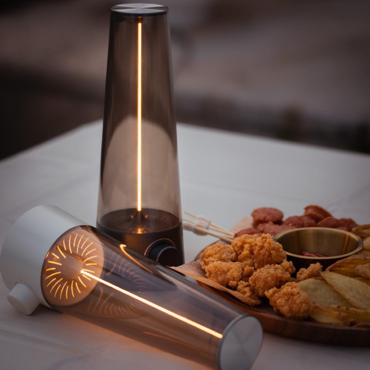 Retro String Shadow Night Light – Dimmable & Rechargeable Ambient Table Lamp for Bedroom, Bar, Camping, and Decor
