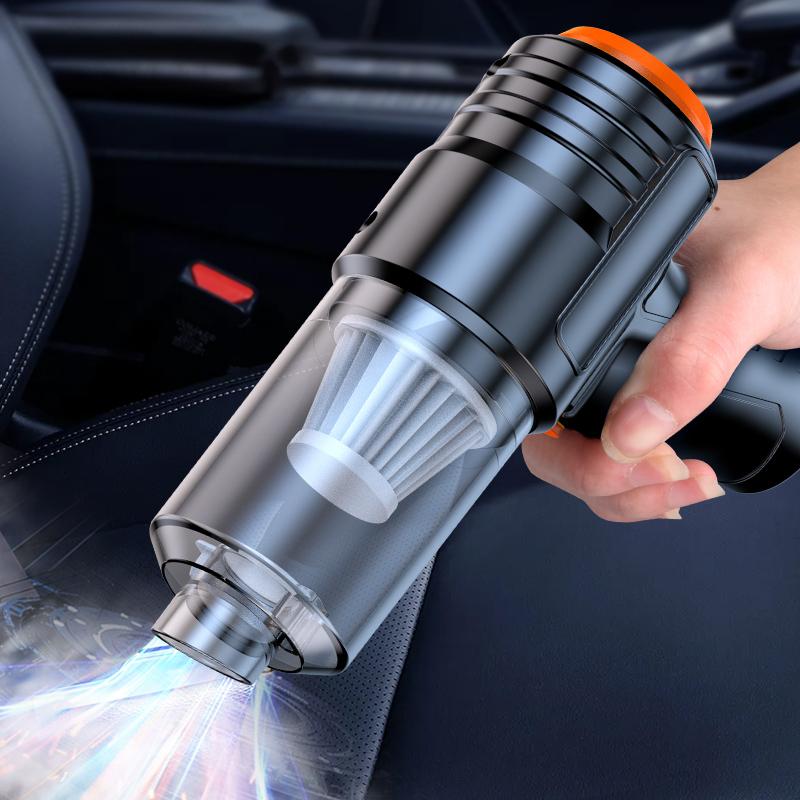 ポータブルコードレスハンドヘルド掃除機、サイクロン吸引ワイヤレス掃除機、充電式強力吸引掃除機（車/オフィス/家庭用）