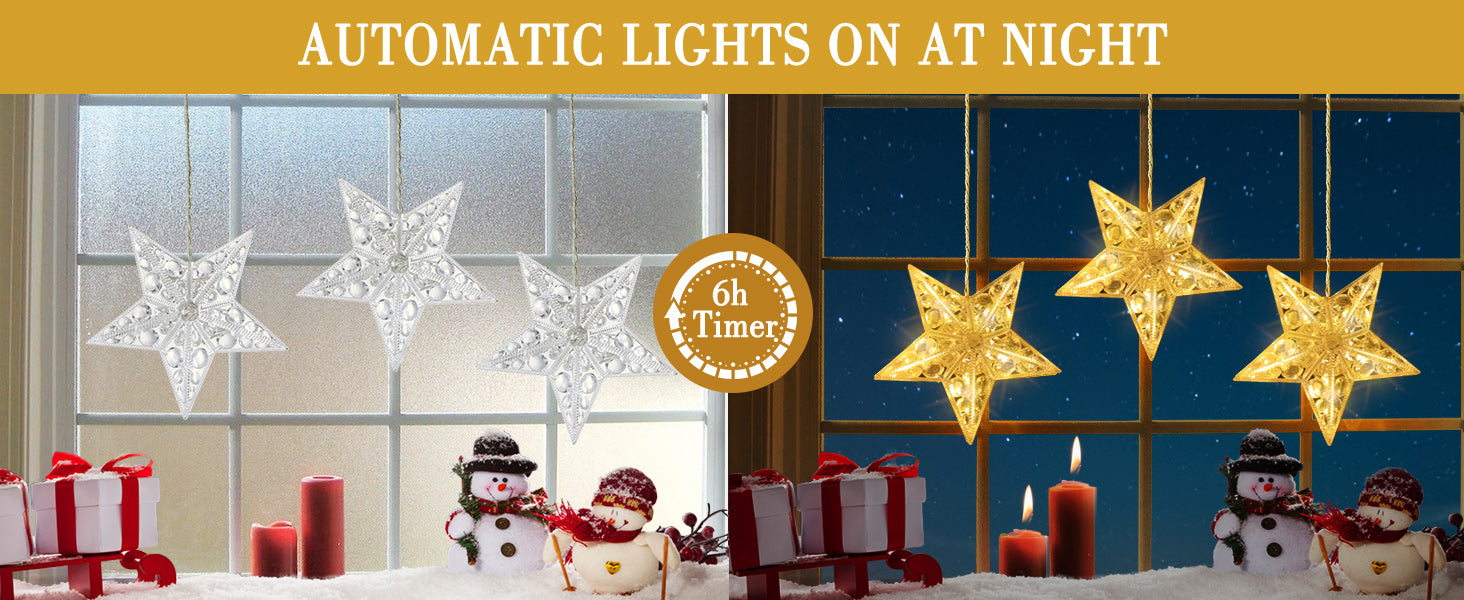 クリスマス 星のライトデコレーション 3個セット 420個 白色ライト 楽天市場】【大型商品】クリスマス 星のライトデコレーション 3