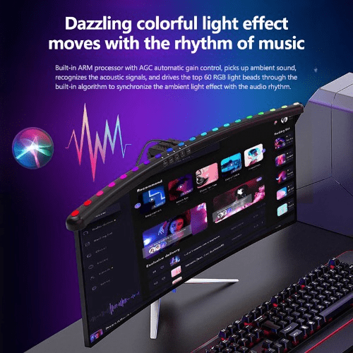 RGB LED Monitor Light Bar, MLB001 (23.6 Inch) - Quntis