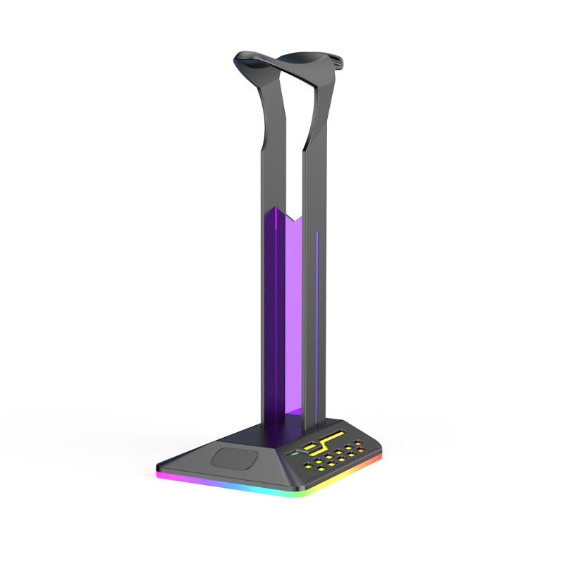RGB Headphone Stand,Flexible Gamers Earphones Hangers - Quntis