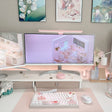 Quntis Pink Monitor Light Bar, Remote, Eye-Care, Stepless Dimming