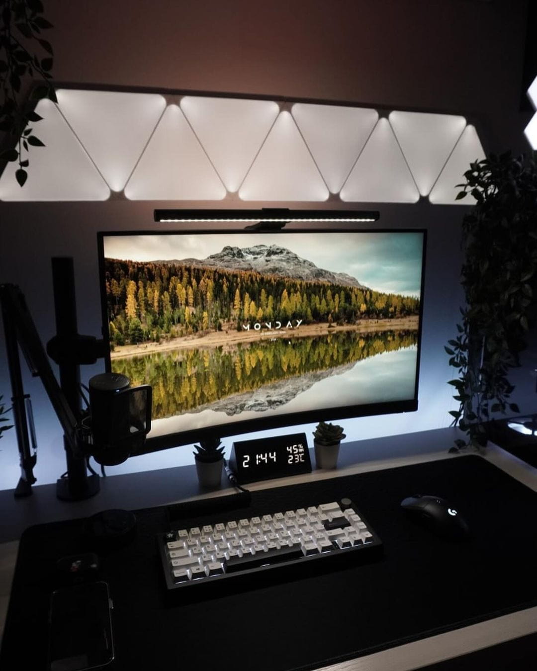 Screen Computer Light Bar Quntis Computer Monitor Light Bar HY214 with Remote Glow Series