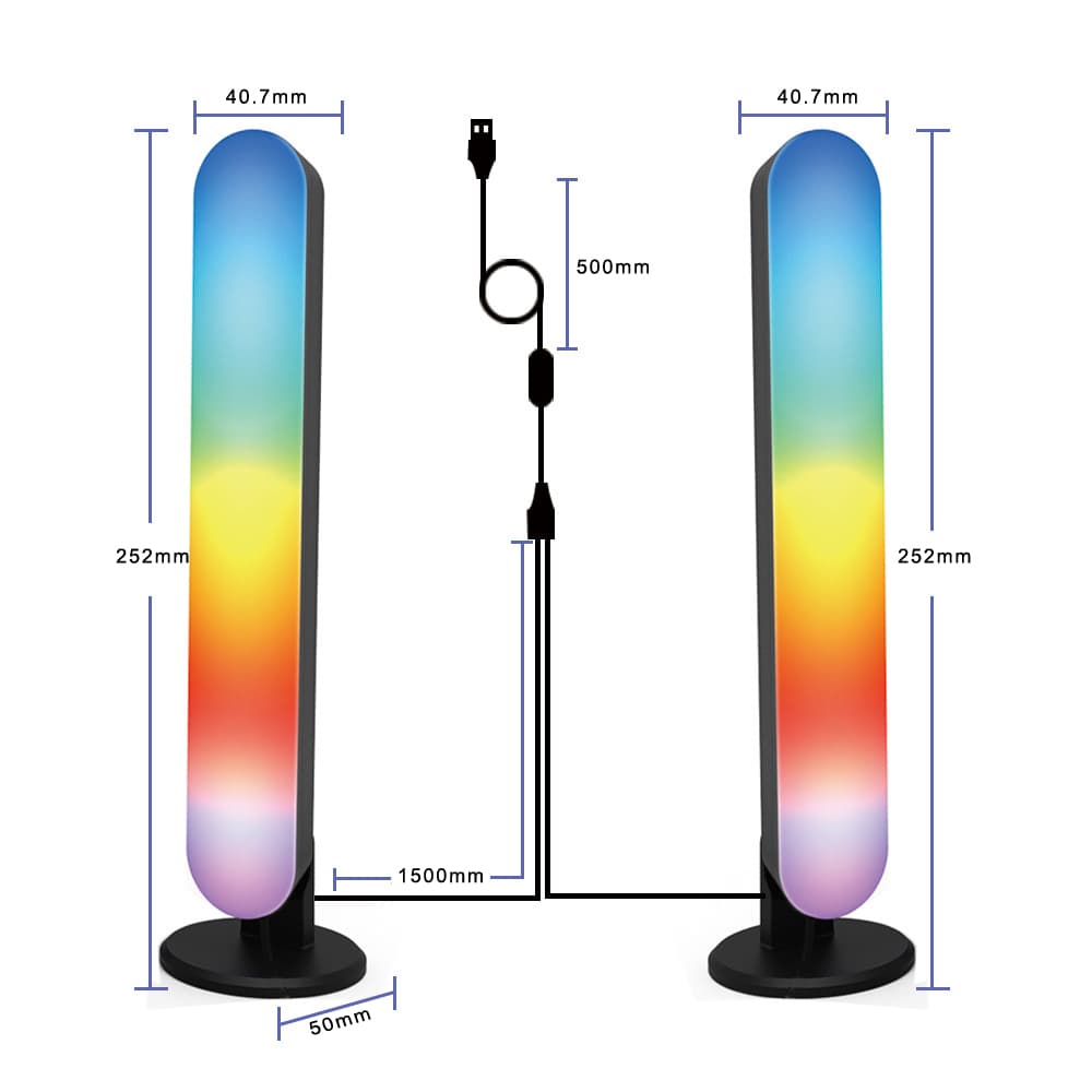 RGB LED Light Bar,Desk Lamp DL001 - Quntis