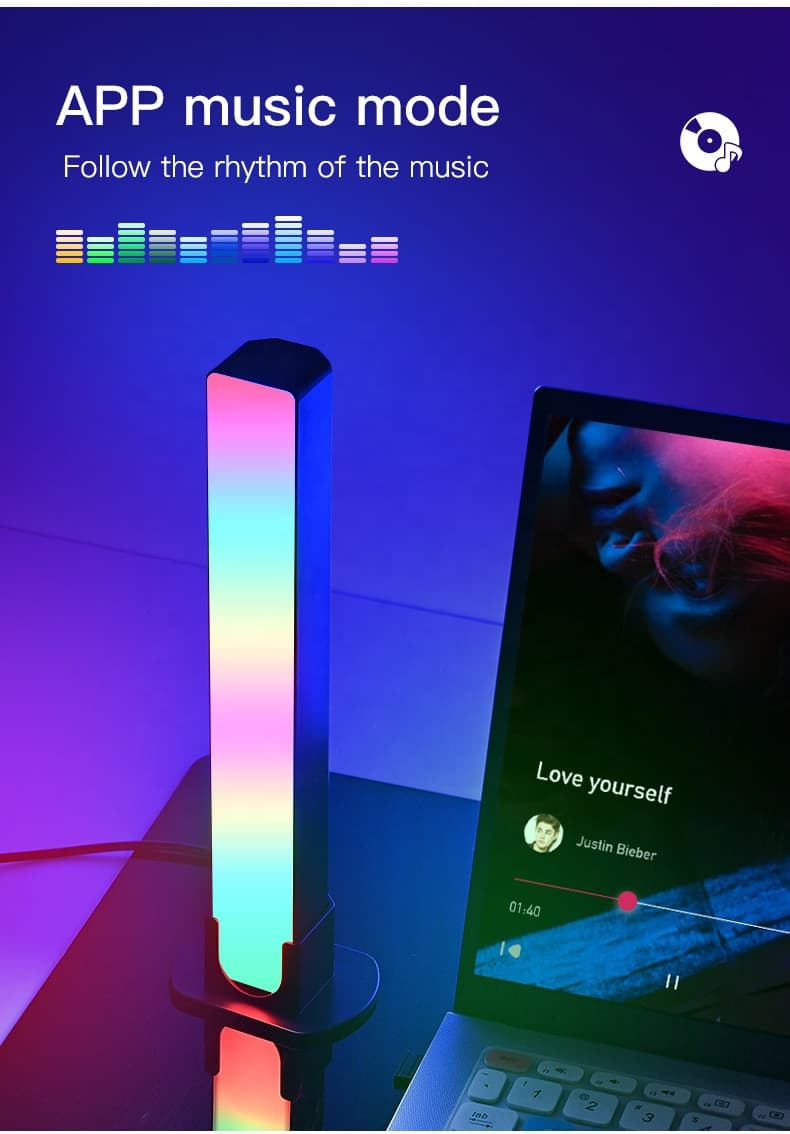 RGB LED Light Bar,Desk Lamp DL002 - Quntis