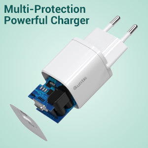 30W 2 in 1 USB C Lightning Cable with Wall Charger