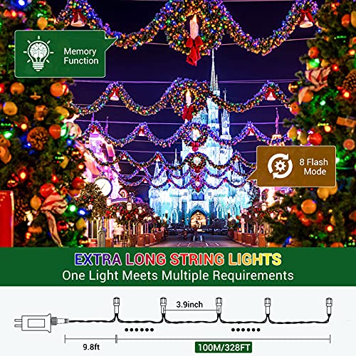 Super Long diamond Fairy Decoration Lights with 8 Modes, Waterproof (2 Color & 2 SIZE）